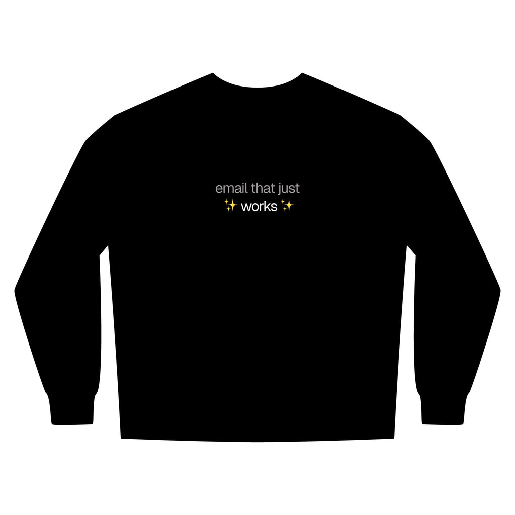 zero email - crewneck