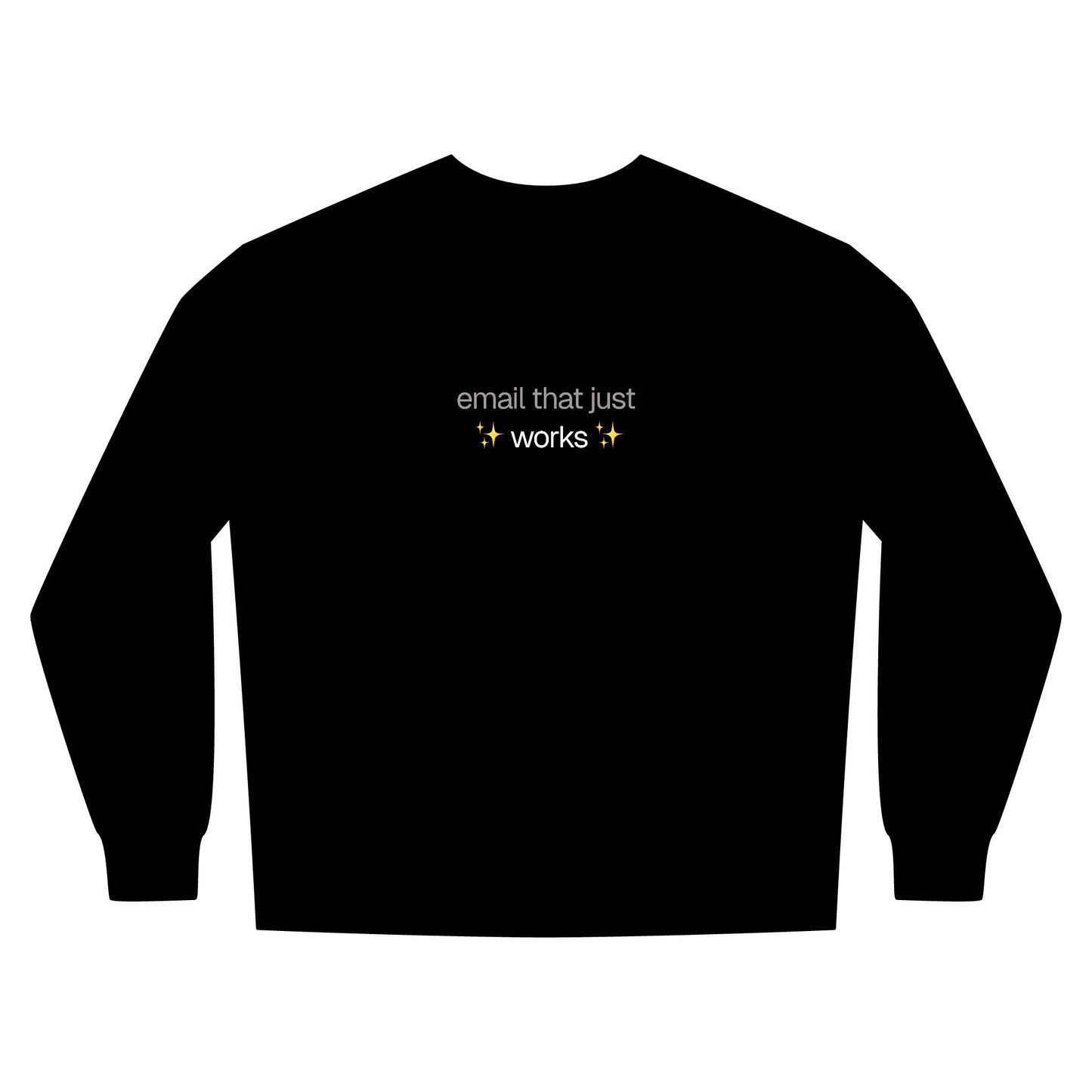 zero email - crewneck