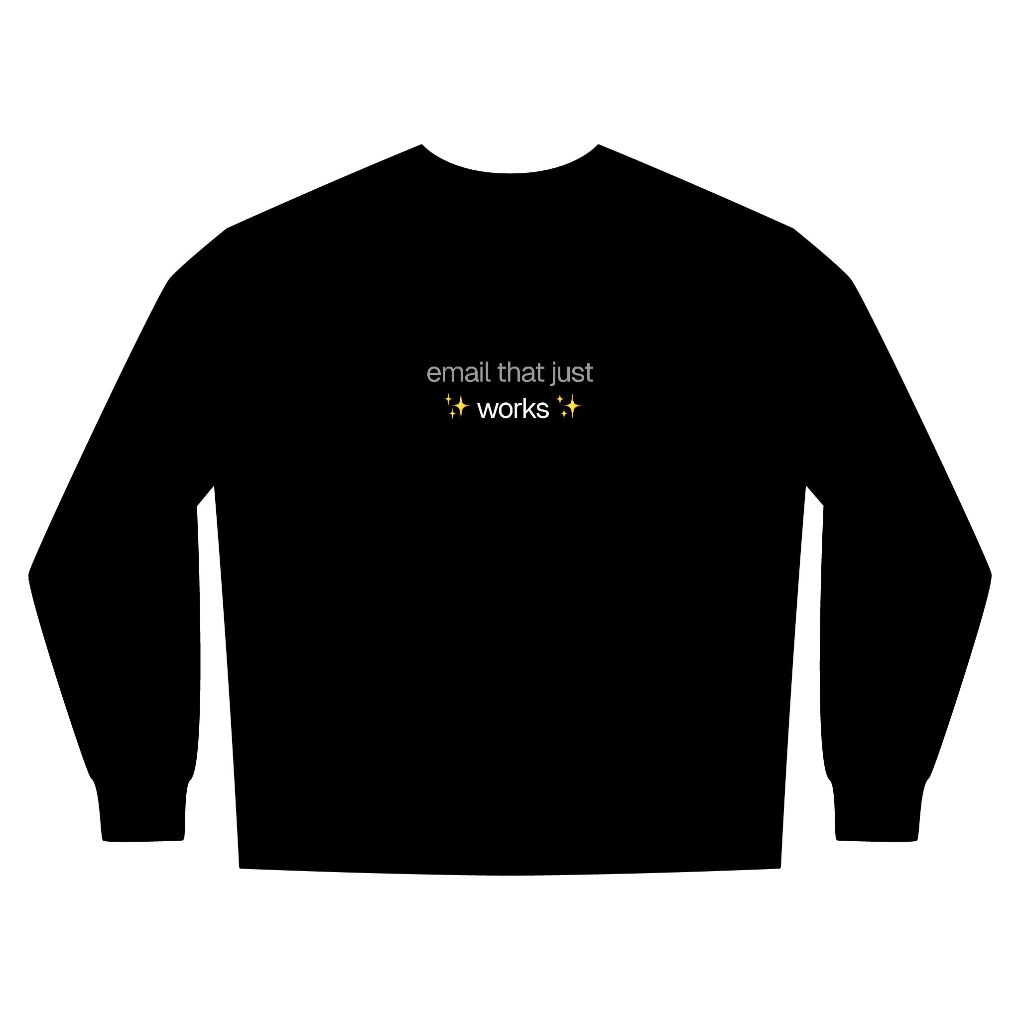 zero email - crewneck