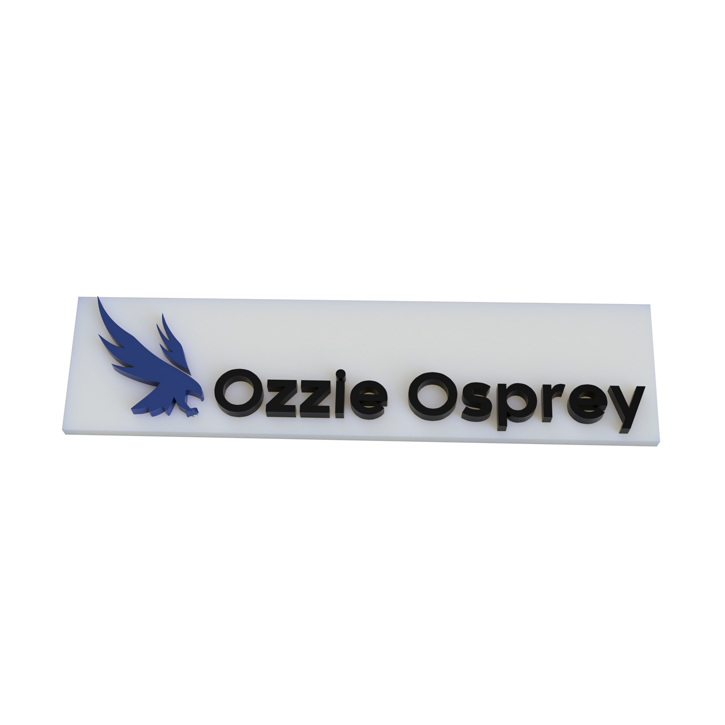 UNF Custom Nameplate - Flat Version