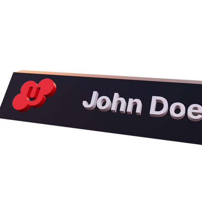 3D Model of Nameplate